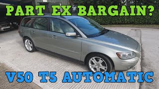 I bought this Volvo V50 T5 Automatic CHEAP from a Main Dealer PX Yard Win or Bust [upl. by Zzaj753]