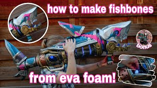 how to make jinxs fishbones from arcane league of legends almost completely out of eva foam diy [upl. by Pellegrini]