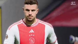 Gameplay FC 24  AFC Ajax  Bodø Glimt  Conference League  20232024 [upl. by Yraillih]