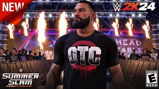 Roman Reigns Returns ⚡ Grand Entrance WWE2K24 New Updates [upl. by Aisanat]