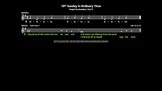 10th Sunday in Ordinary Time Gospel Acclamation Year B Australia [upl. by Karlan]