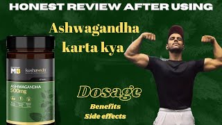 Honest review after using l Ashwagandha l Ashwagandhapro [upl. by Anjanette]