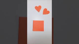 How To Make Perfect Heart Shape With Paper diy paper artandcraft shorts youtubeshorts studio [upl. by Rhpotsirhc]