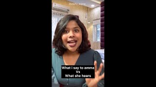 What i say to amma vs what she hears  STEFFY SUNNY malayali malayalamvines shorts malayalam [upl. by Ecirtram705]