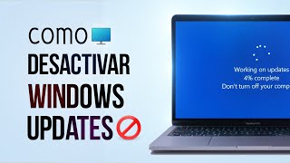 Cómo deshabilitar las actualizaciones de Windows 💻 [upl. by Trebor]