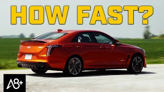 Acceleration 060 MPH  Cadillac CT4V Blackwing Manual [upl. by Cheston274]