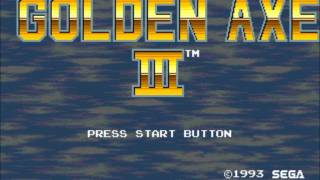 Golden Axe III Music Cave of Crystal [upl. by Ylenaj]