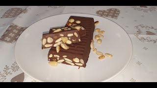 Receta de Turrón de chocolate con almendras fácil de hacer [upl. by Ellened]