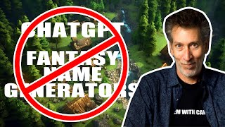 Boost Your Name Generation Game 3 Tips for Cool Fantasy Names for People Places Items Ep 37 [upl. by Anirrak]