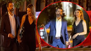 Donald Trump Jr is seen flaunting his romance with socialite Bettina Anderson in Palm Beach [upl. by Assena337]