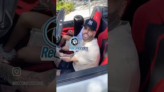 NICKY JAM CON SU NOVIA EN SU FERRARI nickyjam viral [upl. by Hamid343]