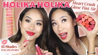 HOLIKA HOLIKA Holi Pop Water Tint Review Swatches Anna Mariana MaccaronBeauty [upl. by Nehpets]