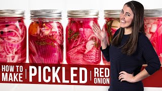 How to Make Pickled Red Onions  The Stay At Home Chef [upl. by Ivanah85]