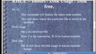 RH0337 Inodes Disk usage Links amp mount Tamilavi [upl. by Einor]