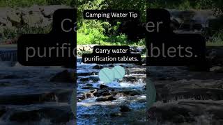 Camping Water Tip campingculture campingadvice facts campgear campinghacks adventure camping [upl. by Emirak624]