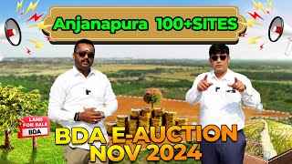 BDA E Auction November 2024  Anjanapura  SMV Layout  Banashankari  bdasitesforsale realestate [upl. by Swanhilda]