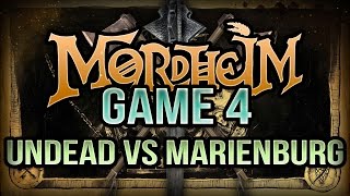 Undead vs Marienburg Mordheim Battle Report  Mordheim Ep 5 [upl. by Fasta]