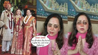 Hema Malinis shocking Reactions after Esha Deols husband arrested amp Cheating on Esha Deol [upl. by Annovy]