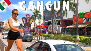 Cancun Mexico Safe to Visit in 2023  Walking Tour【4K】 [upl. by Danieu639]