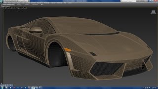 Modelado en 3ds Max  Como crear un Lamborghini en 3ds Max  Parte 19 [upl. by Hamner]