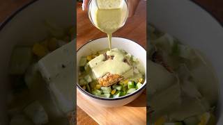 Day 2630 of easy healthy salad recipes viral recipe salad fitness proteinsalad chickpeasalad [upl. by Nalyad762]