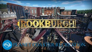 ROOKBURGH in Planet Coaster  FLY POV [upl. by Lilah]