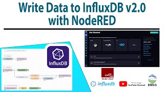 Write Data to InfluxDB v20 with NodeRED [upl. by Ginsburg886]