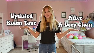 I Deep CLEANED Leahs Room🧹 Here is THE UPDATED ROOM TOUR🏠 [upl. by Anat139]