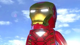 LEGO Marvels Avengers 100 Guide  Chapter 1 Struck off the List All Minikits Red Brick [upl. by Rooney]