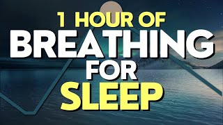 1 Hour of Breathing for Sleep ocean and singing bowls [upl. by Ajnotal]