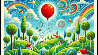 🎈 Fly Fly Red Balloon  Joyful Song for Kids 🎶 [upl. by Oriane]