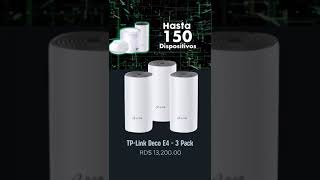 KIT TP LINK DECO E4 WIFI FULL 3 PACK CAMARAS DE SEGURIDAD SECAM [upl. by Laicram729]