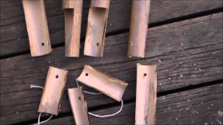 DIY Bamboo Wind Chime [upl. by Yelrebmik]