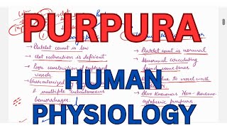 PURPURA thrombocytopenia Blood Telegram httpstmedrshikhasaxenahumanphysio [upl. by Sadnalor]