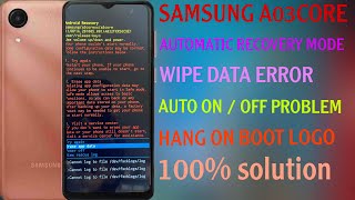 how to fix wipe datafactory reset option not available on Samsung [upl. by Nroht]