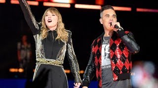 Taylor Swift and Robbie Williams  Angels Live at Wembley  2018 [upl. by Drew]