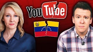 JK Rowling Promotes Fake News YouTuber Loses Scholarship Over Video and Venezuela In Chaos [upl. by Tien]