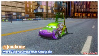 Cars 2 The Video Game  Wingo  Attack Mode Skate Jack  Vista Run [upl. by Ynnohj]