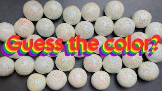 ASMR Clay Cracking White Glitter Guess the color asmr claycracking guessthecolorgame [upl. by Duffie67]