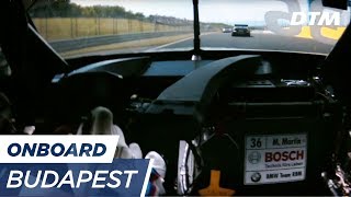 DTM Budapest 2017  Maxime Martin BMW M4 DTM  RELIVE Onboard Race 2 [upl. by Prudy621]