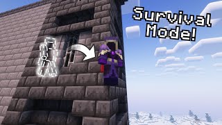 How to Go Through and Float on Walls in Minecraft 121 [upl. by Giarg]