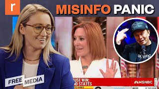 Jen Psaki Morning Joe blame MISINFORMATION Musk’s ‘propaganda’ for Kamala LOSS  Free Media [upl. by Nipsirc]