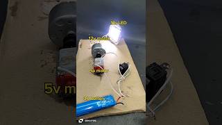 DIY DC to DC Motor Generator  How to Make a DC Motor a Generator shorts project dcmotor dc [upl. by Lered38]