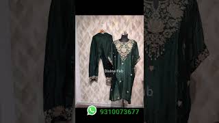 Divine Fab Latest Ladies Suits  Muslin silk embroidered Bottom pure muslin [upl. by Eerised529]