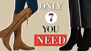 The ONLY Shoes amp Boots you NEED in your WINTER Closet  Classic Shoe Styles for Women [upl. by Marashio]