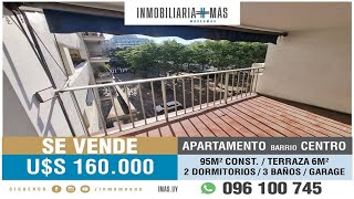 En Venta 2 Dormitorios  3 Baños  Garaje  Terraza  Centro [upl. by Benilda]