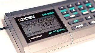 Boss DR220A Drum Machine  Punchy and excellent [upl. by Idahs779]