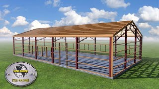 The Ultimate Steel Building Barndominium  Worldwide Steel Buildings [upl. by Raybin946]