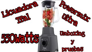 Licuadora Tfal 550watts Powermix ultra durable umboxing y pruebas de uso Tefal tfal mercado libre [upl. by Avalsorim]