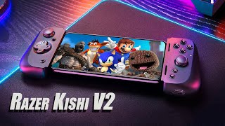 Razer Kishi V2 Review Turn Your Android Phone Into A Nintendo Switch Like HandHeld [upl. by Dent]